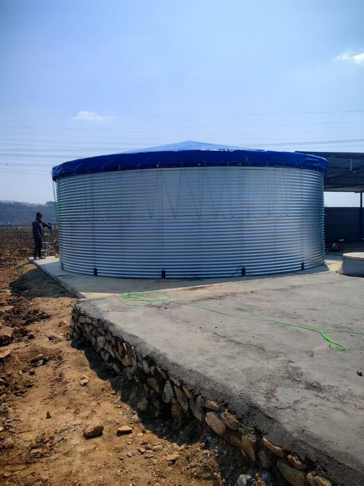 Corrugated Steel Water Tank