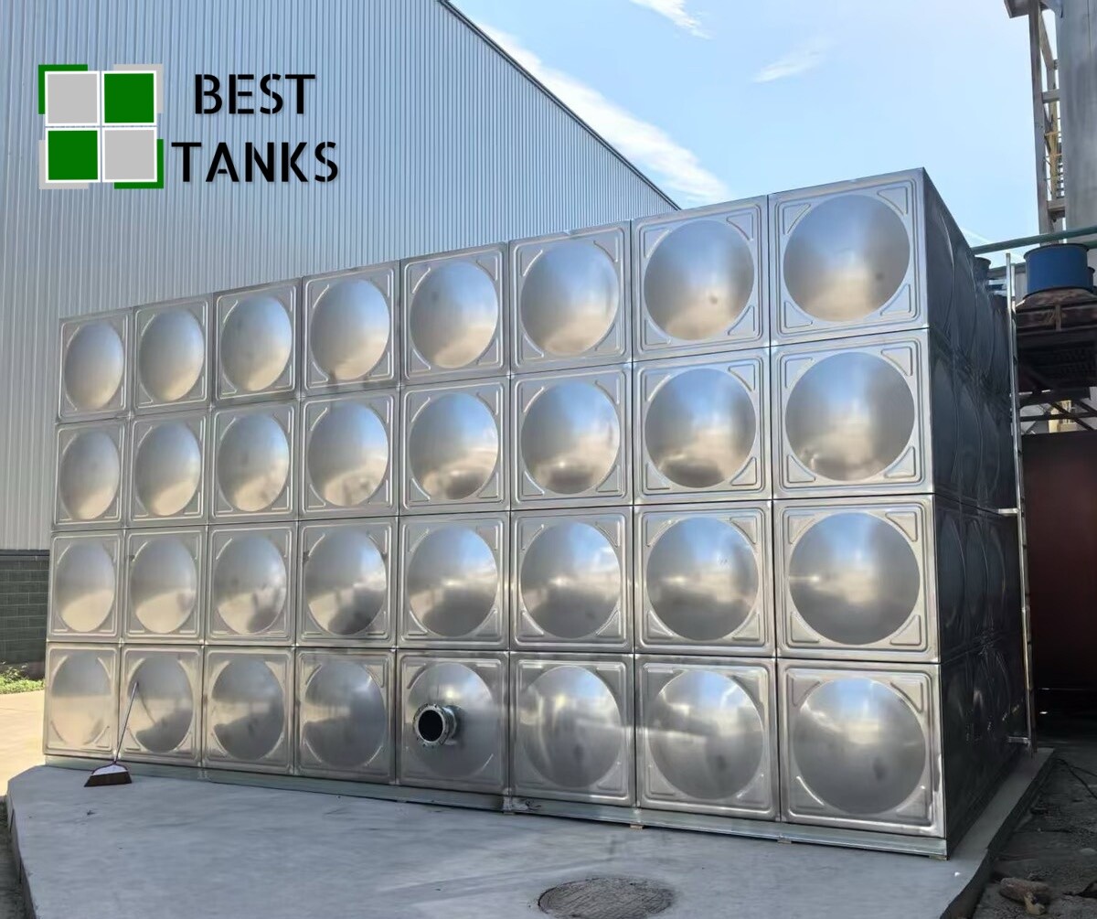Bolted Connection Stainless Steel Panel Sectional Water Tank