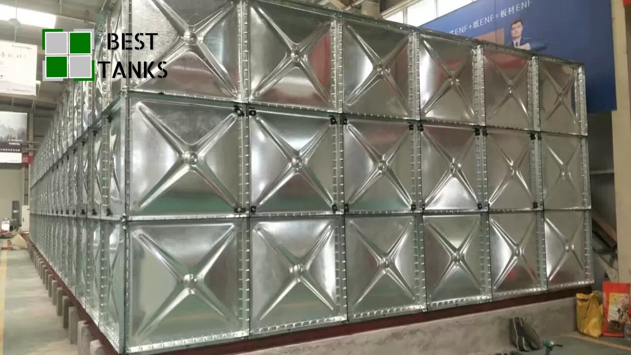Hot-dip galvanized water tank for Fishing and shrimp tank
