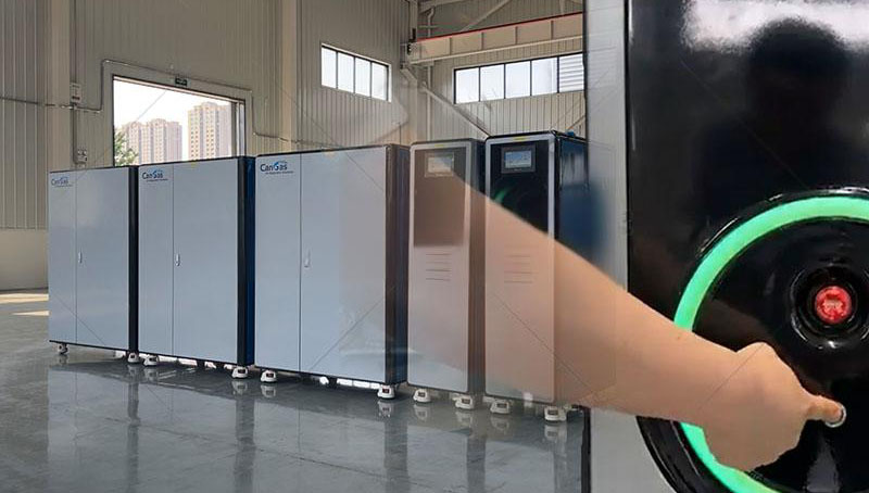 An integrated compact nitrogen generator simplifies starting and stopping