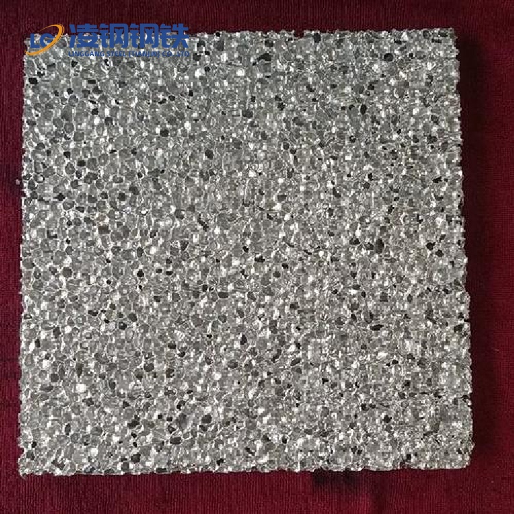 Lightweight fireproof and soundproof foam aluminum / Porous metal foam aluminum / Open and closed cell structure stable aluminum foam board