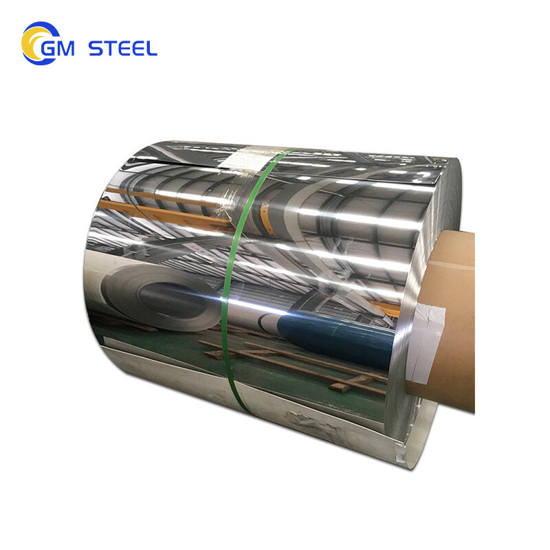 SA240 Stainless Steel Coil in Mirror Finish 430 BA 4x8 Coil