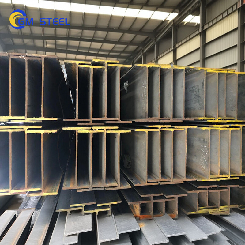 H Beam Building Metal Material Cut Into T bar Steel I Beam Railway Building