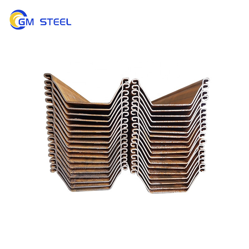 Hot/Cold Rolled Type2 Type3 Type4 U/Z Type Larsen Sy295 Sy390 400*100*10.5mm 400*125*13mm Carbon Steel Sheet Pile