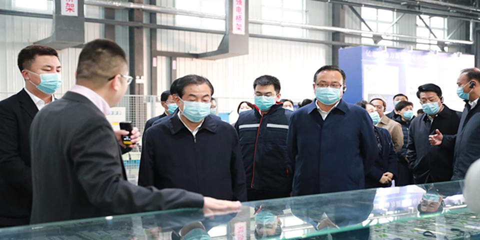 Sun Licheng, member of the Standing Committee of the Shandong Provincial Party Committee and Secretary of the Jinan Municipal Party Committee, and his delegation visited ENE New Energy
