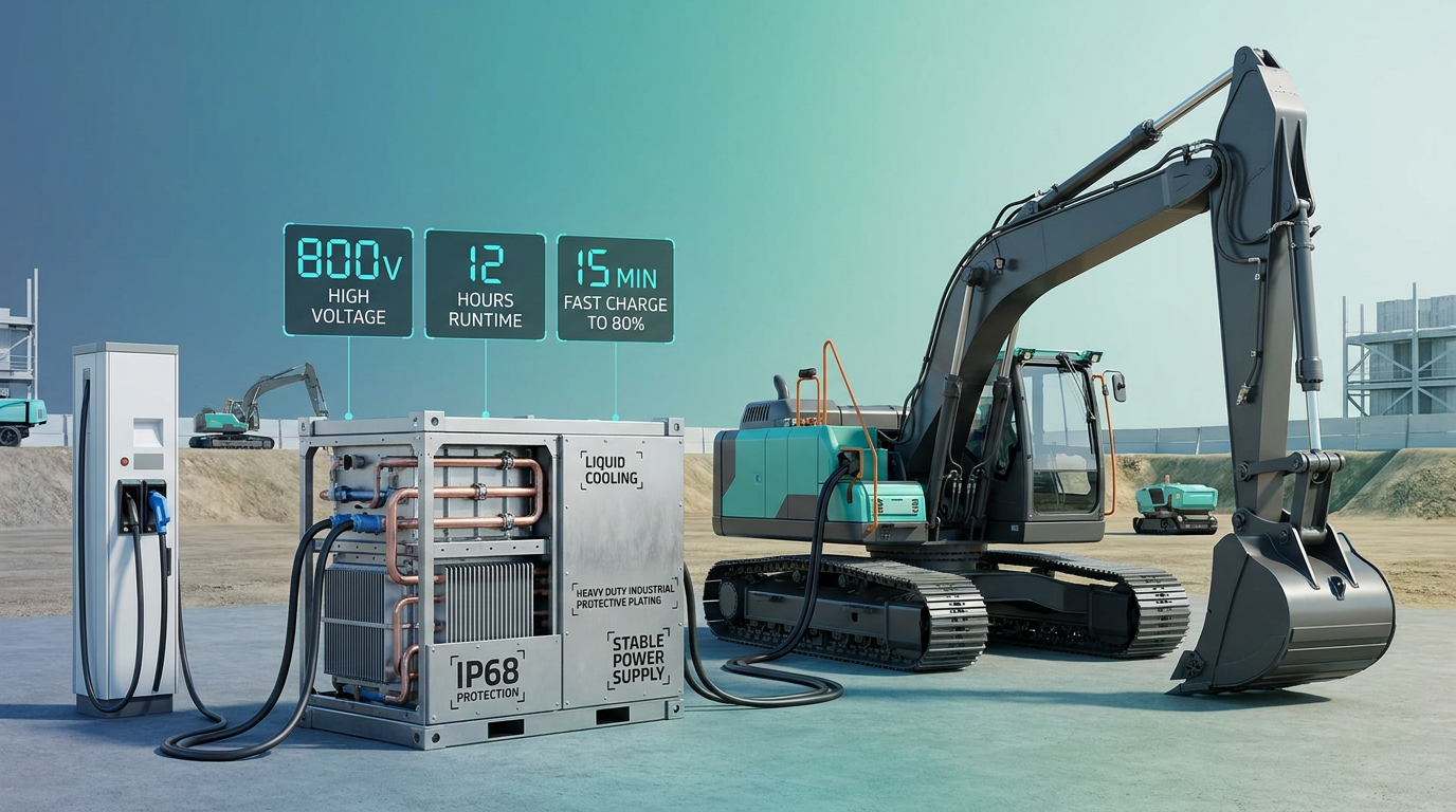 Choosing an Excavator Battery: Voltage, Runtime, or Charging Speed?