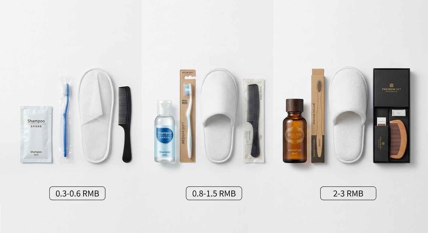 Room toiletries cost breakdown per room – from 0.3 RMB to 3 RMB, where does the money go? 90% of hotels get this math wrong