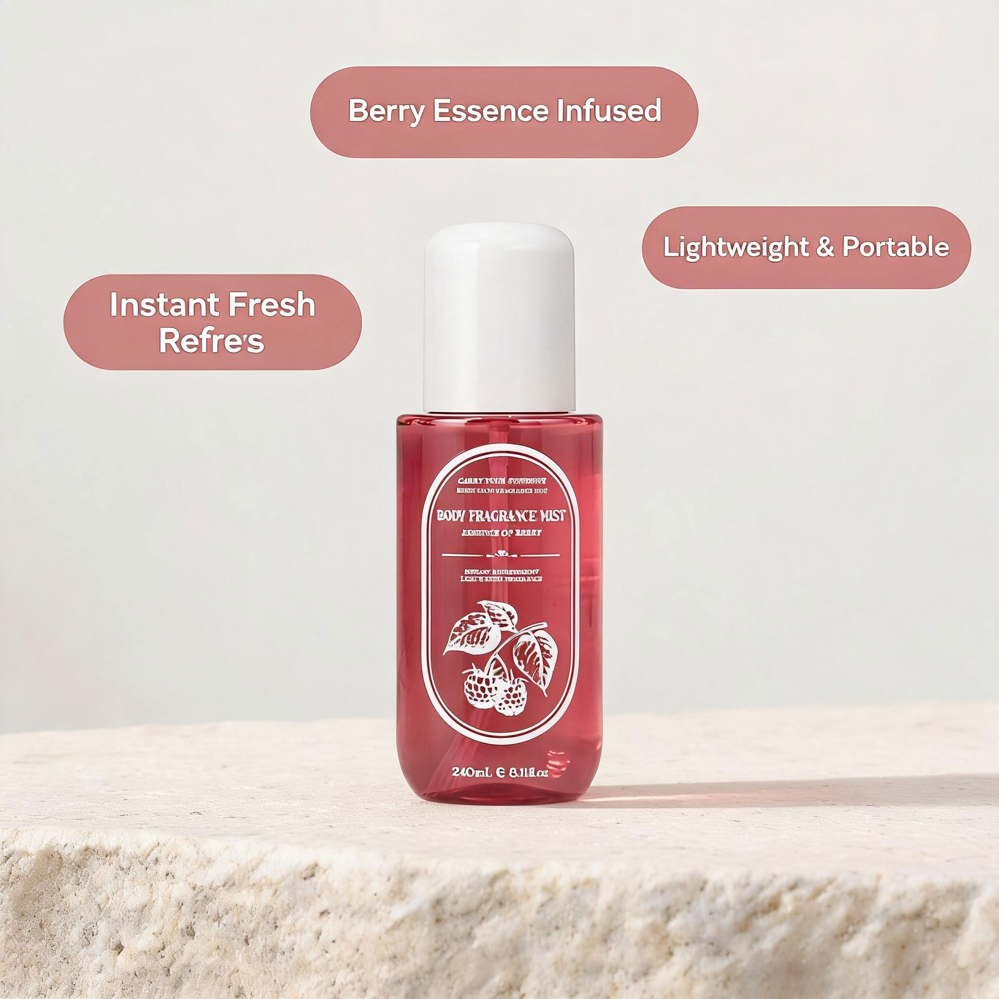 Pocket Size Room Spray for Hotel and Business Trip Refreshing Scent Compact Mini Bottle Portable Personal Care Travel Essential
