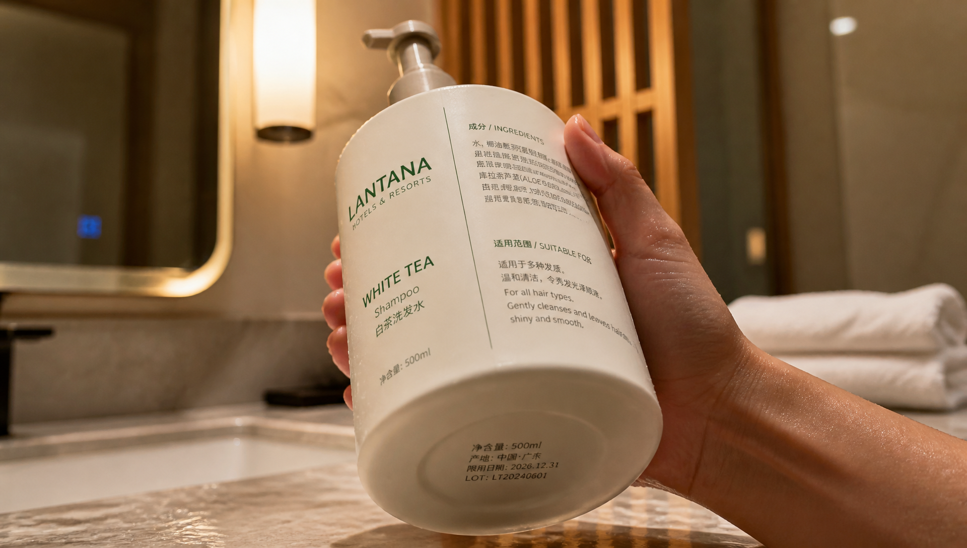 When Guests Pick Up the Large Toiletry Bottle to Check the Brand Name – Your Bottle Is Making a Silent Sale for You When Guests Pick Up the Large Toiletry Bottle to Check the Brand Name – Your Bottle Is Making a Silent Sale for You