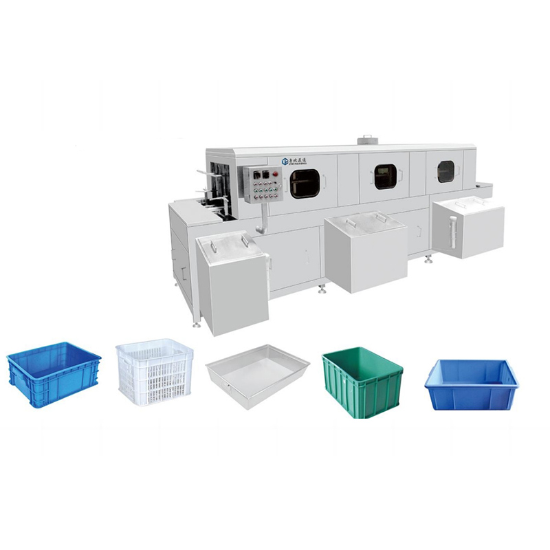 Auto Industrial Cleaning Equipment Washer Plastic Basket Tray Crate Boxes Washing Machine