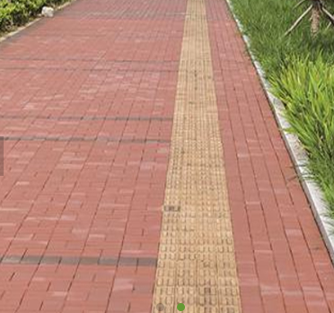 Sidewalk bricks