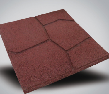 Irregular square bricks