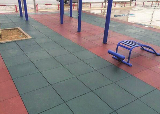 Drainage groove floor tiles
