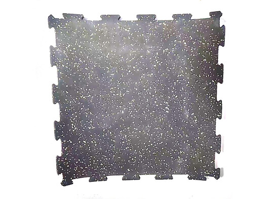 Rose red dot straight-edge, interlocking floor tiles