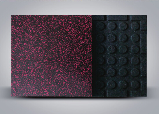 Rose-red dot laminate flooring