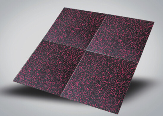 Rose-red dot laminate flooring