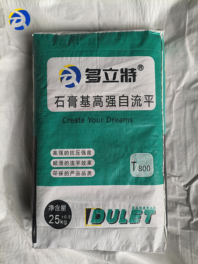 Gypsum-based high-strength porcelain leveling