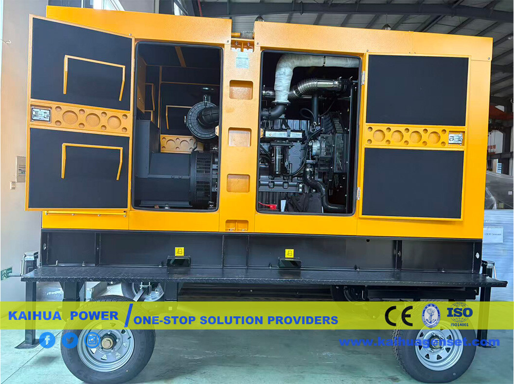 200KW مولدات الديزل المقطورة والصامتة تم تسليمها إلى فيتنام