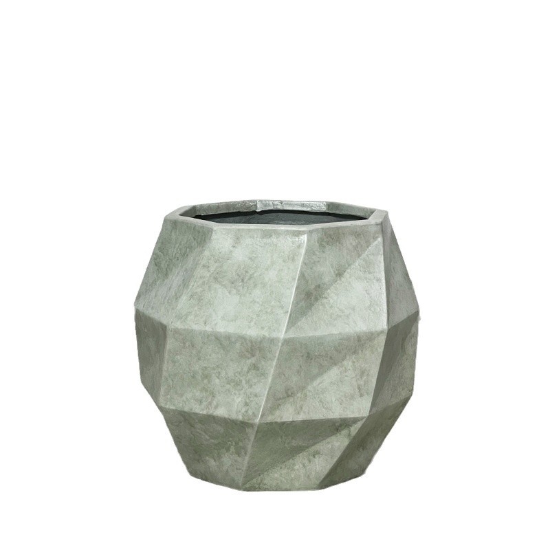 Magnesium clay flower pot 