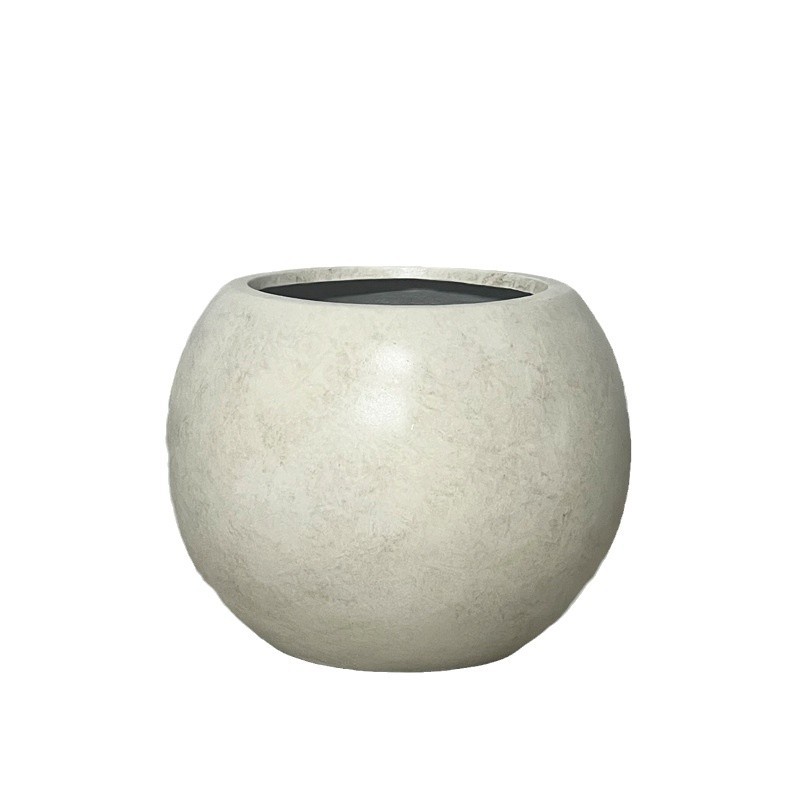 Large round flower pot