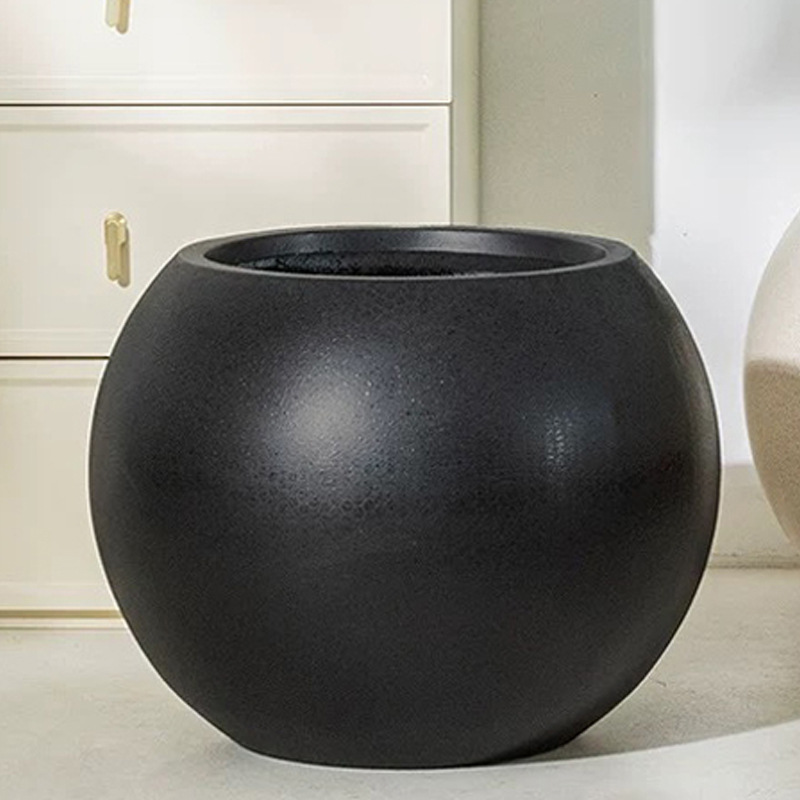 Large round flower pot