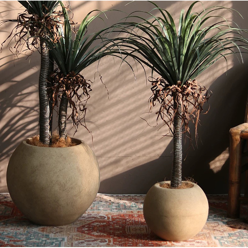 Large round flower pot