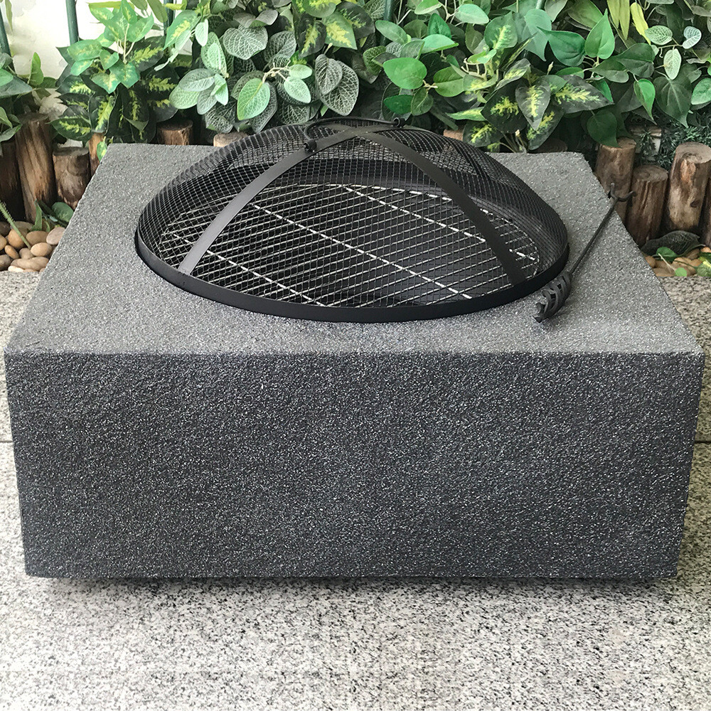 Black Square Fire Pit Black Square Fire Pit