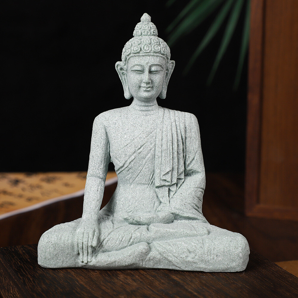 Zen Stone Monk Meditation Ornament​​