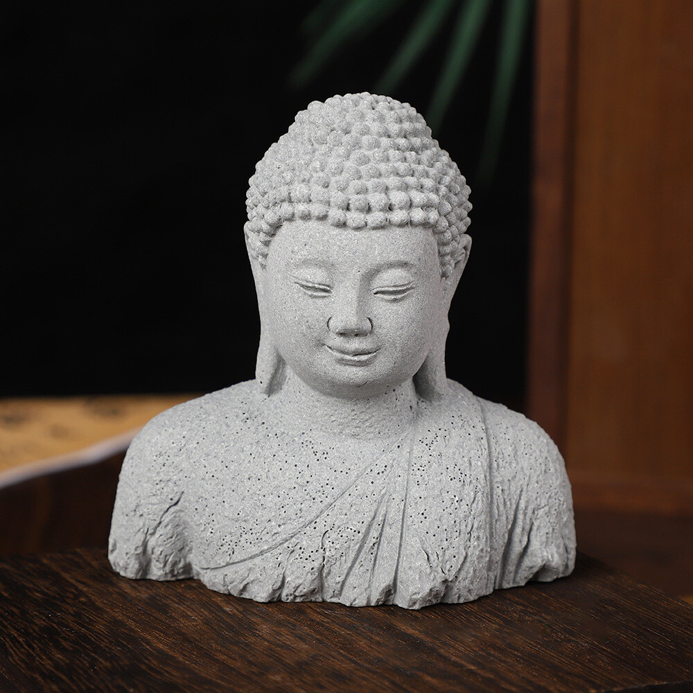 Zen Stone Monk Meditation Ornament​​