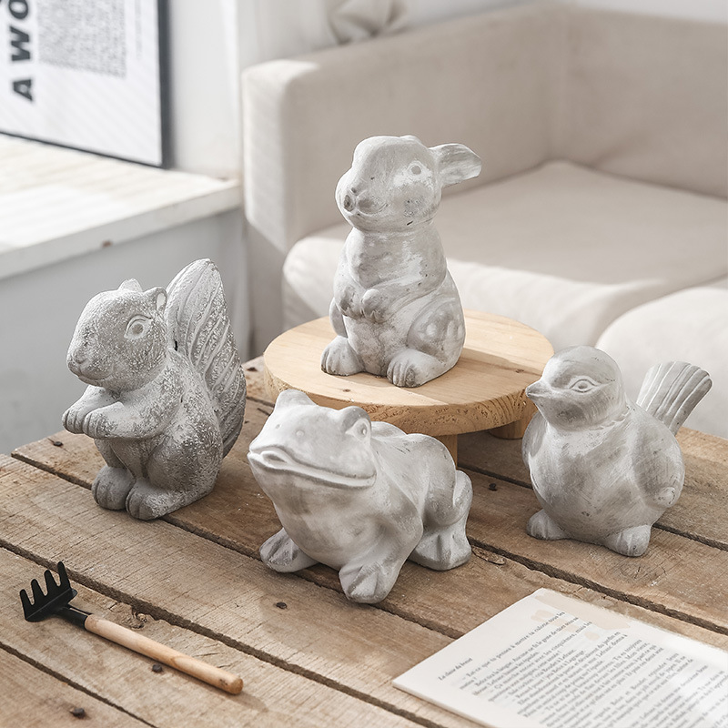 Forest Neighbor Beasts Handmade Sculpture Set