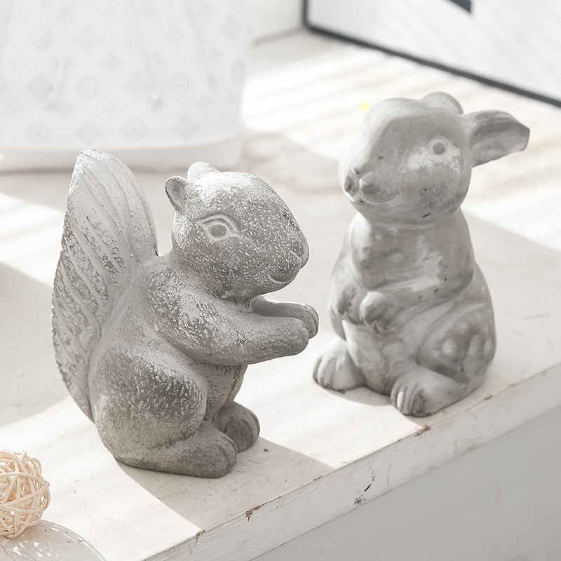 Forest Neighbor Beasts Handmade Sculpture Set