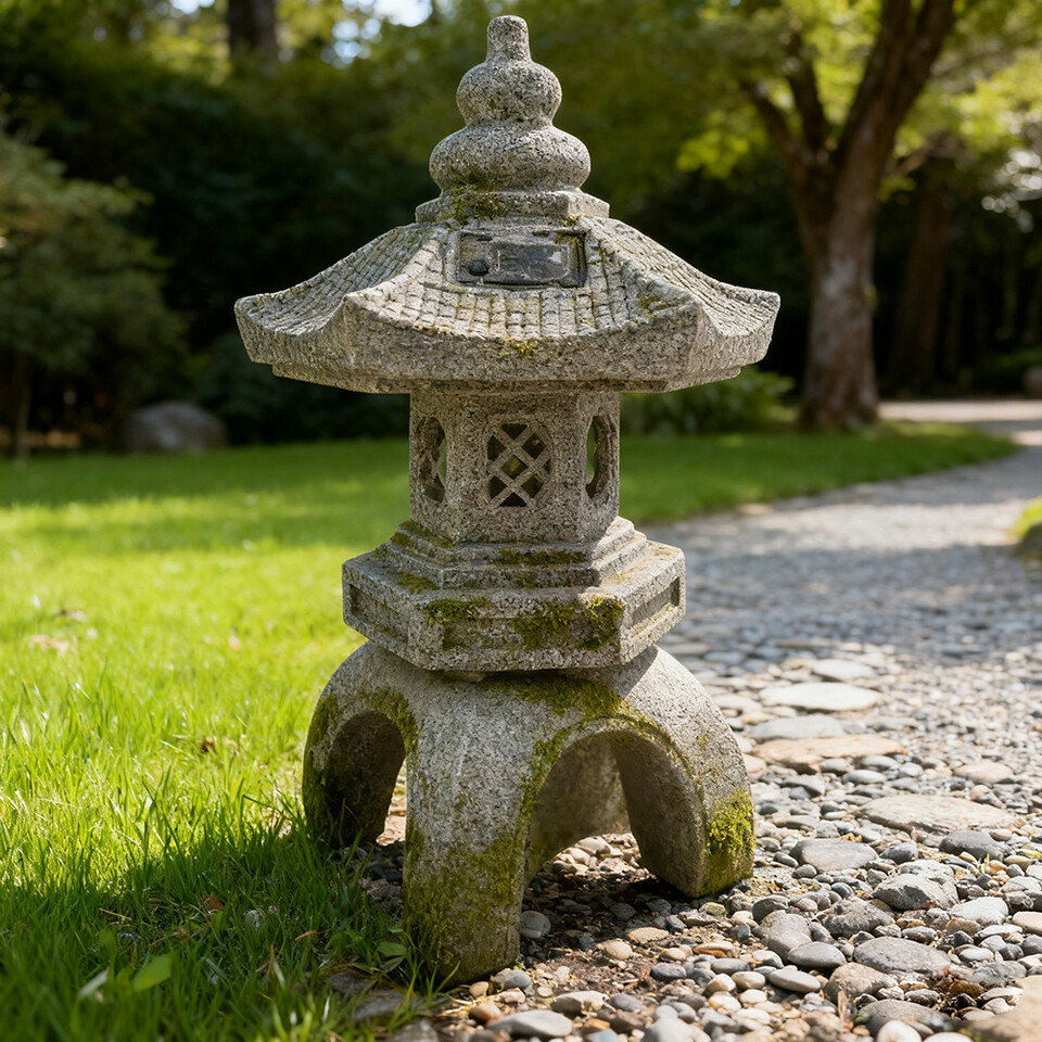 Japanese - Style Magnesium Oxide Garden Pagoda