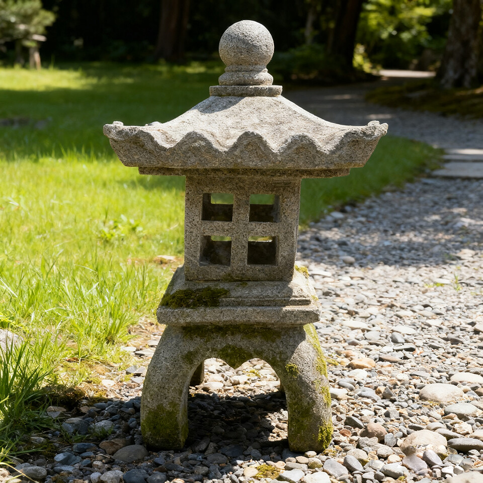 Japanese - Style Magnesium Oxide Garden Pagoda