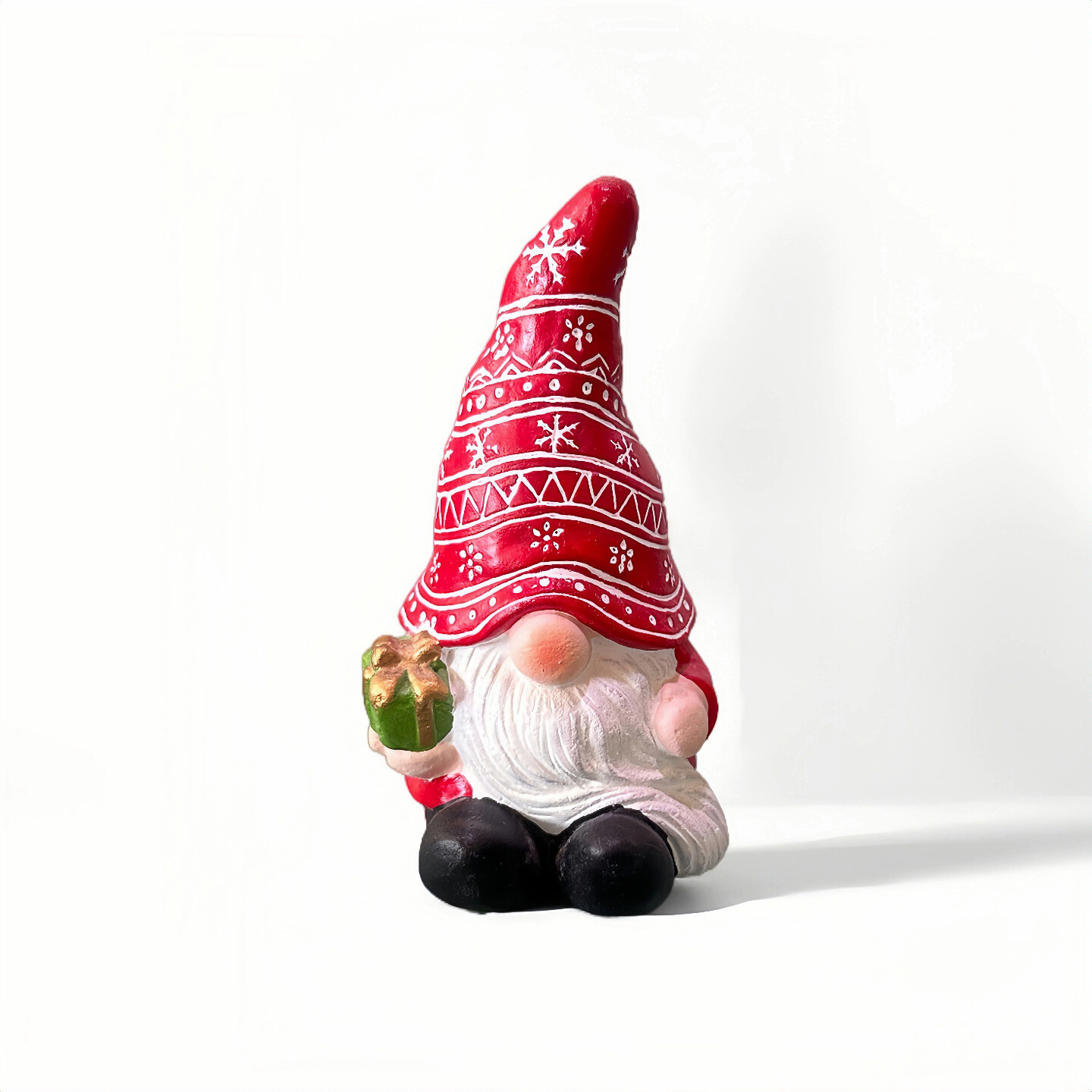 Festive Magnesia Cement Christmas Gnome Decorations