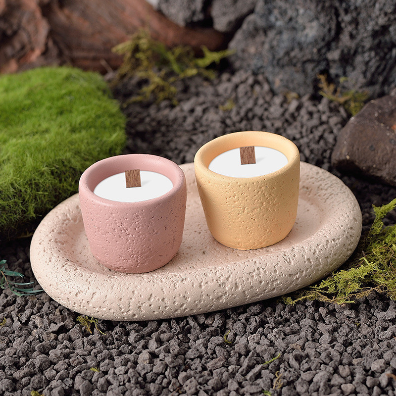 Magnesium Oxide Cement Holiday Candle Holders