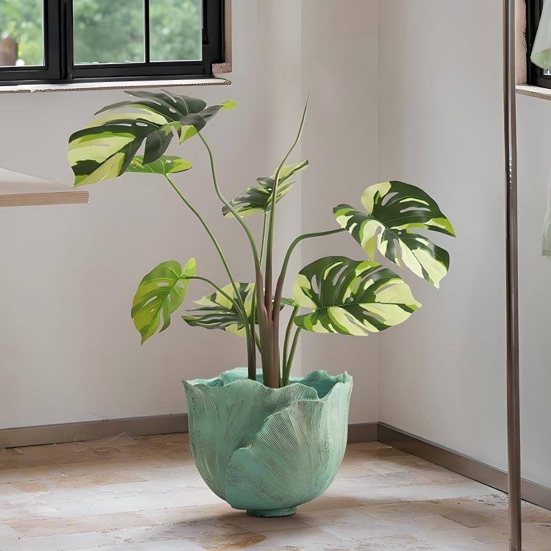 Petal-Shaped Magnesium Oxide Planter