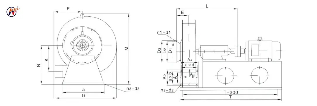 New Design High-Pressure Professional Manufacturer of 9-19 Centrifugal Fan/Exhaust Fan/Centrifugal Blower Fan/Ventilating Duct Fan/Industrial Centrifugal Fan