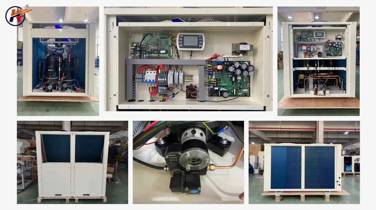 Low Temperature Industrial Box Type Scroll Refrigeration Condensing Unit with Stable Performance