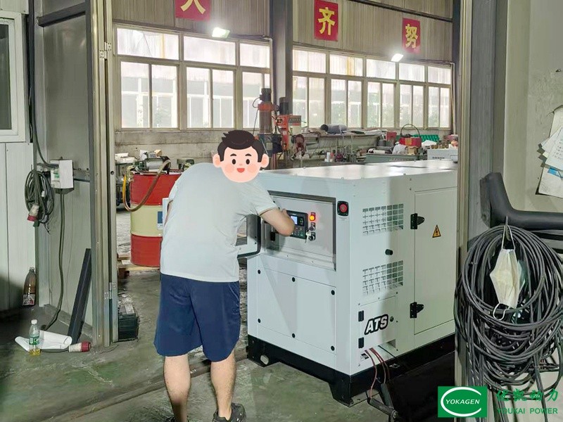 2_800 600 Client Conducts On‑Site Generator Inspection at Our Factory