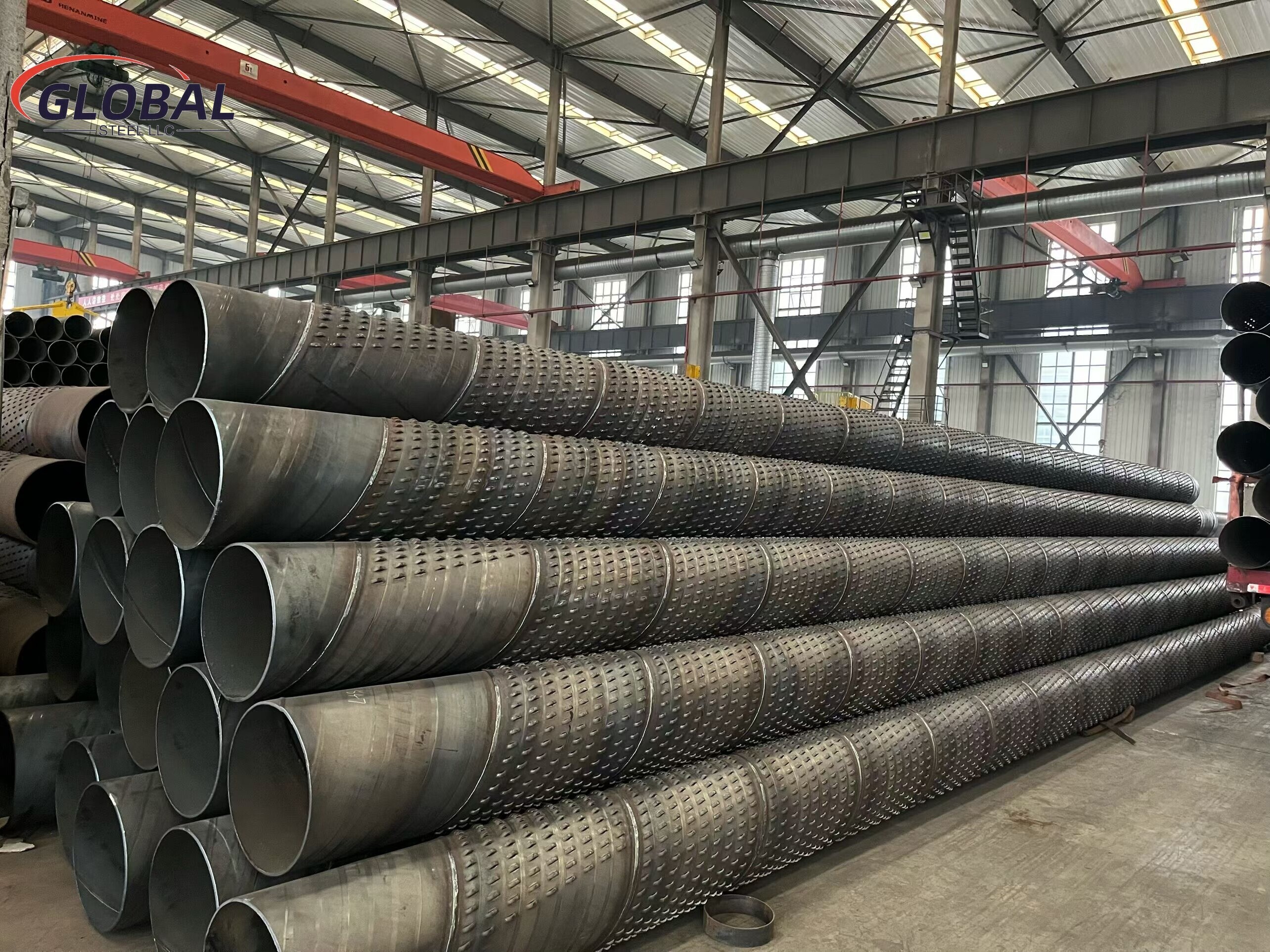 Seamless welded spiral mesh carbon steel wire-wound filter tube