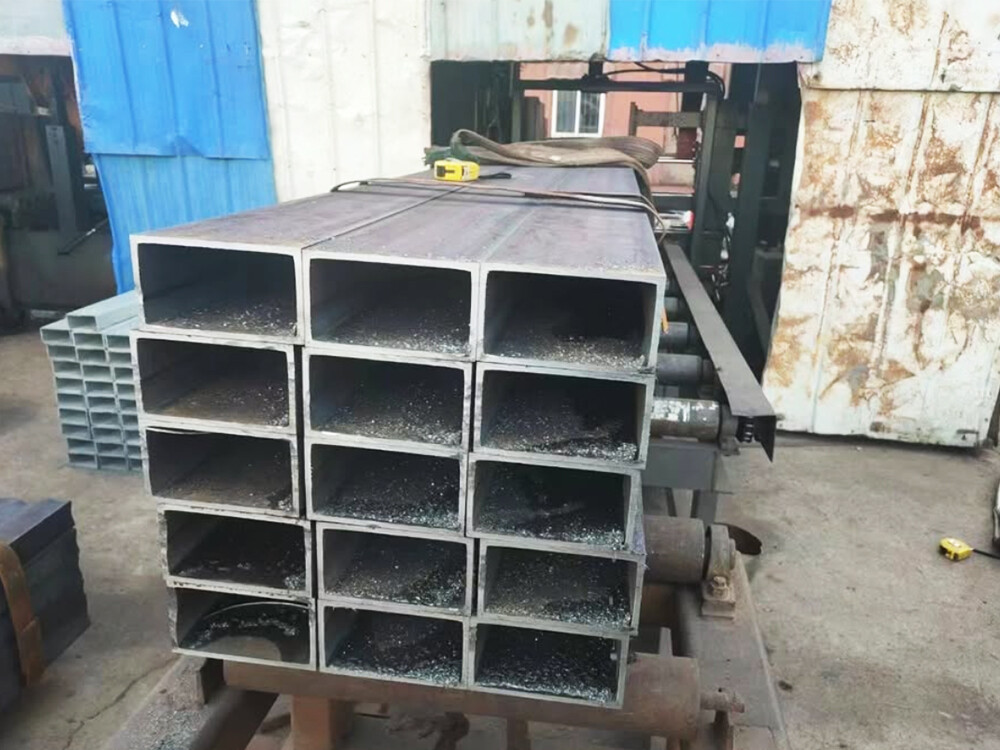 Tubo rectangular de acero al carbono