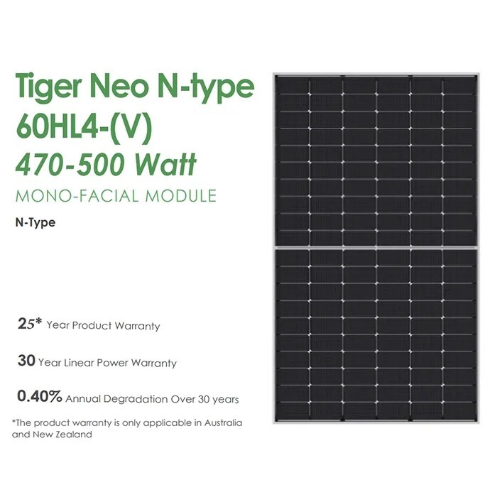 Jinko Solar Panel 470W 480W 490W 500W Wholesales