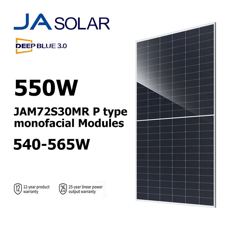 JA Solar Deep Blue 3.0 530W 540W 550W Half Cell Modules