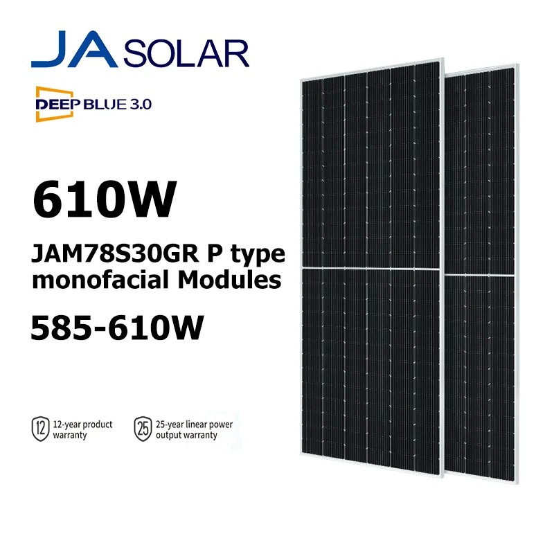 JA Solar Deep Blue 3.0 585W 595W 605W 610W Half Cell Modules