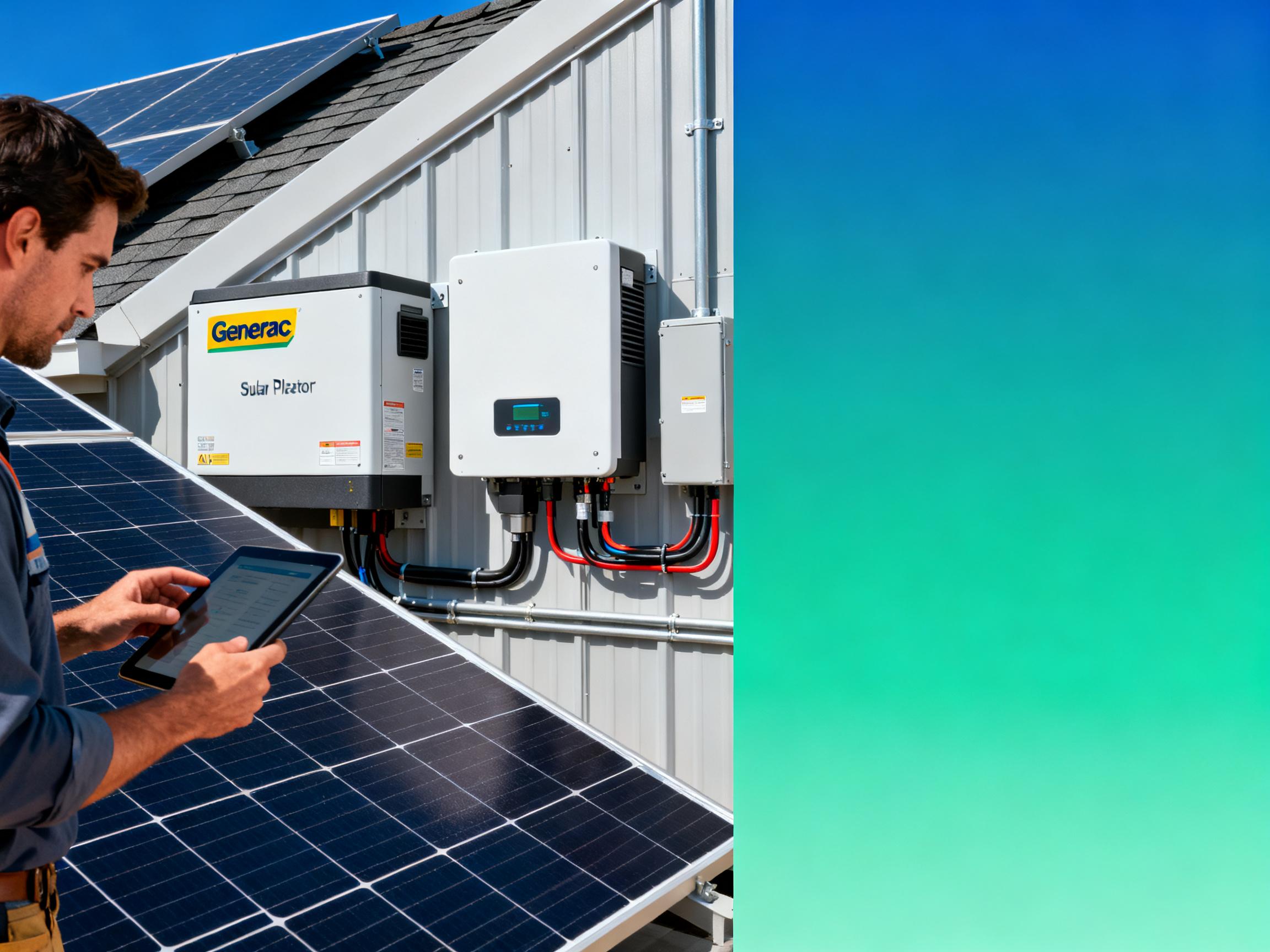 Integrating a generac solar generator with a grid tied solar system: Cost, Controls and Compliance Guide 2025