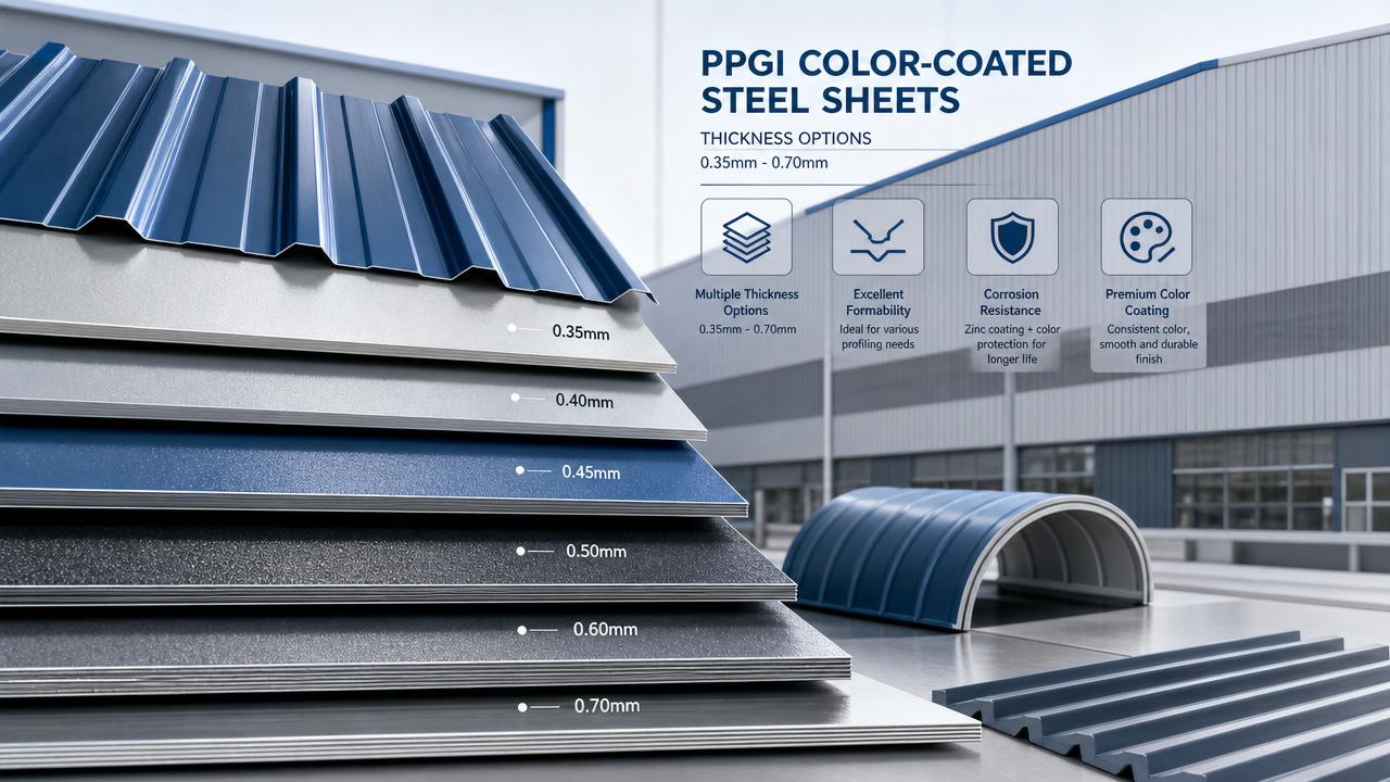How to Choose the Right PPGI Sheet Thickness How to Choose the Right PPGI Sheet Thickness