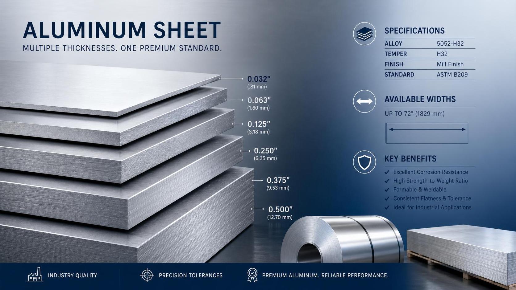 Aluminum Sheet Specifications Explained: Thickness, Alloy, Temper, and Width Aluminum Sheet Specifications Explained: Thickness, Alloy, Temper, and Width