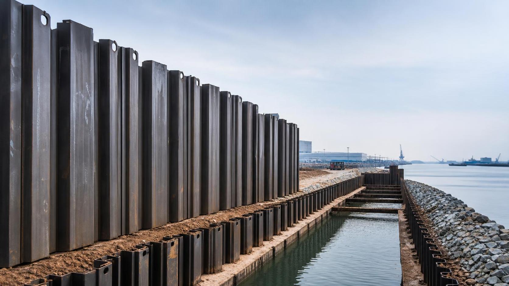 When Steel Sheet Piles Are the Right Choice for Retaining and Waterfront Work