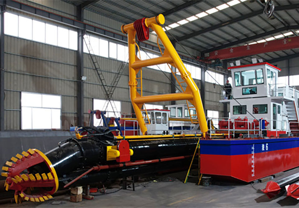 YSCSD400 solid capacity 500 cbm/h hydraulic cutter suction dredger for shipment