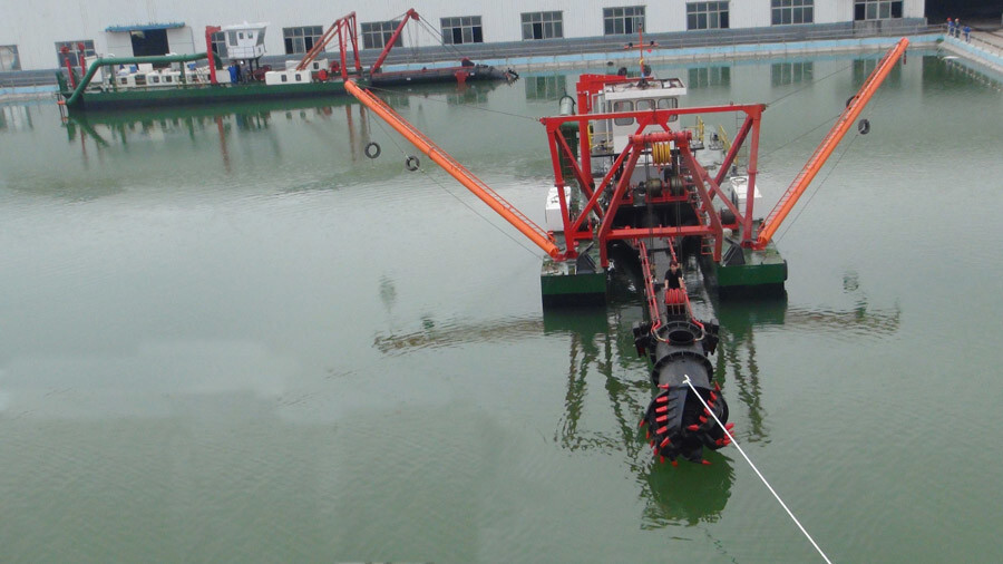 16 inch solid capacity 500m3/h cutter suction dredger for sand dredging